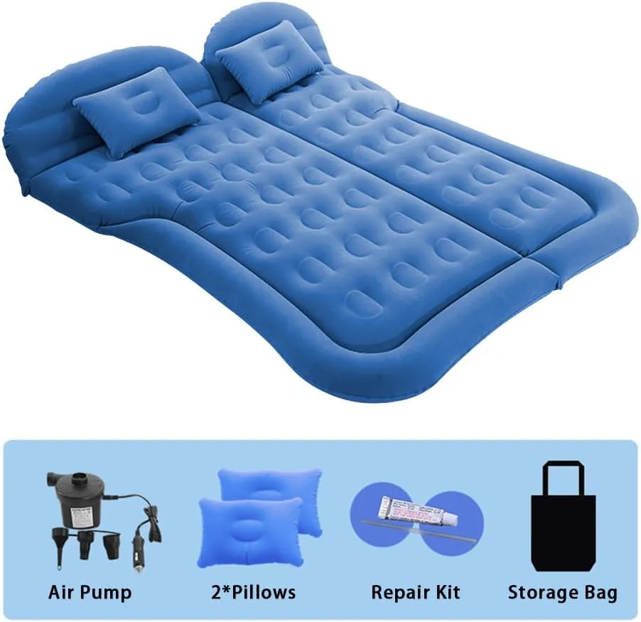 Car Inflatable Air Mattress for Cadillac Escalade V ESV 2020 2021 2022 2023 Portable Boot Air Mattress Cushion Outdoor Travel Camping Sleeping Gear Accessories,Black