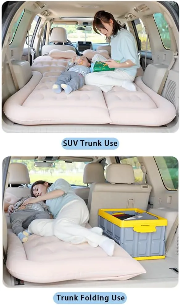 Car Inflatable Air Mattress for Cadillac Escalade V ESV 2020 2021 2022 2023 Portable Boot Air Mattress Cushion Outdoor Travel Camping Sleeping Gear Accessories,Black