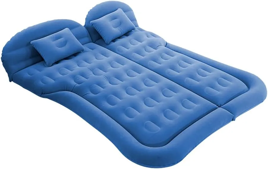 Car Inflatable Air Mattress for Nissan Rogue III (T33) 2020 2021 2022 Portable Boot Air Mattress Cushion Outdoor Travel Camping Sleeping Gear Accessories,Blue
