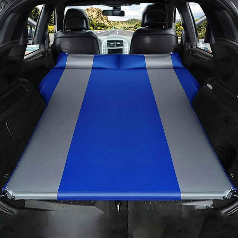 Car Inflatable Mattress for Audi A3 2020 2021 2022 2023 2024 Self Inflating Sleeping Pad Thickened Air Bed Cushion Camping Travel Mattress Multifunctional,Blue