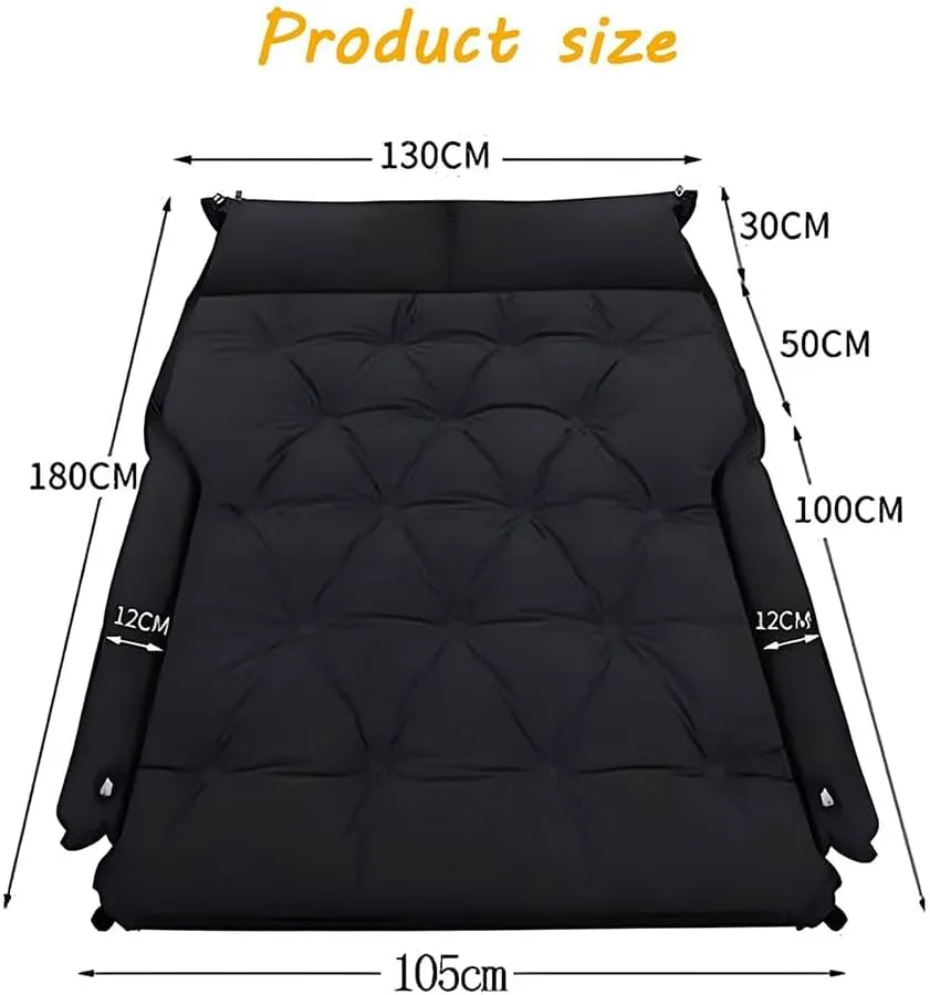 Car Inflatable Mattress for Ford Bronco VI 2-Door 2020-2024,Folding Air Bed Cushion Outdoor Camping Travel Portable Sleeping Pad Car Accessories,B