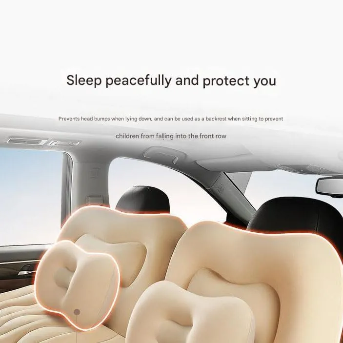 Car Inflatable Mattress for Jeep Grand Cherokee WK2 2011-2015 2016 2017 2018 2019 2020 2021 2022 2023, Durable PVC Flocking Inflatable Auto Car Travel Air Mattress Portable Camping Sleeping Pad