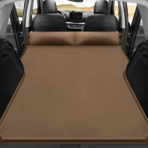 Car Inflatable Mattress for Jeep Renegade 2015 2016 2017 2018 2019 2020 2021 Portable Air Sleeping Bed with Pillow Camping Travel Cot Inflatable Trunk Sleeping Pad,Brown