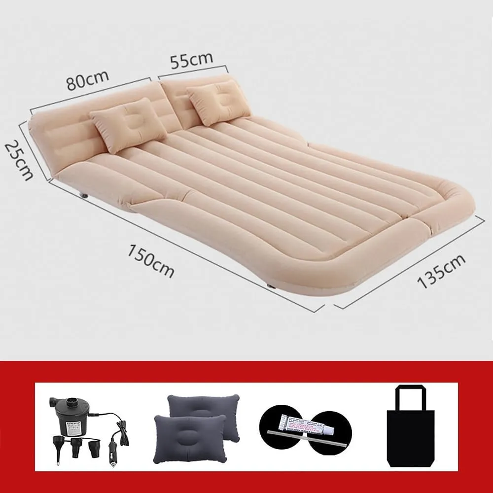 Car Inflatable Mattress for KIA Sorento 7seats 2020 2021 2022 2023 2024 2025 2026 Portable Car Air Bed Rear Trunk Camping Bed Back Seat Air Mattress Folding Air Bed Cushion,Black