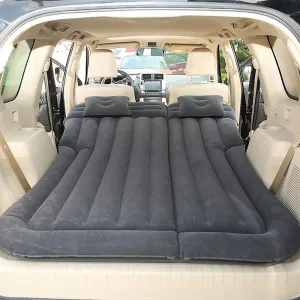 Car Inflatable Mattress for KIA Sorento 7seats 2020 2021 2022 2023 2024 2025 2026 Portable Car Air Bed Rear Trunk Camping Bed Back Seat Air Mattress Folding Air Bed Cushion,Black