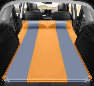Car Inflatable Mattress for Seat Ateca 2016 2017 2018 2019 2020 2021 2022 2023 2024 Self Inflating Sleeping Pad Thickened Air Bed Cushion Camping Travel Mattress Multifunctional,Orange