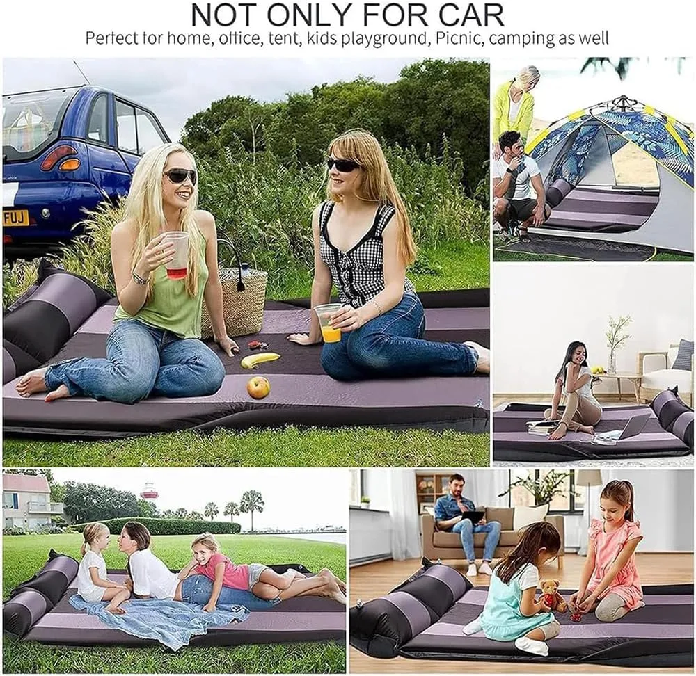Car Inflatable Mattress for Trax 2024-2025 Self Inflating Sleeping Pad Thickened Air Bed Cushion Camping Travel Mattress Multifunctional,Black