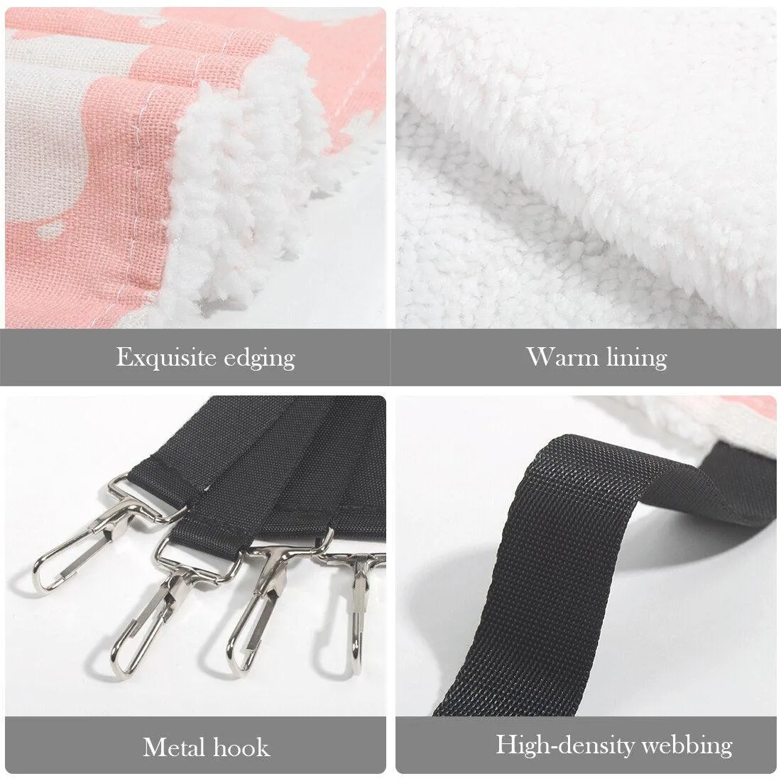 Cats Cotton Double Hanging Hammock