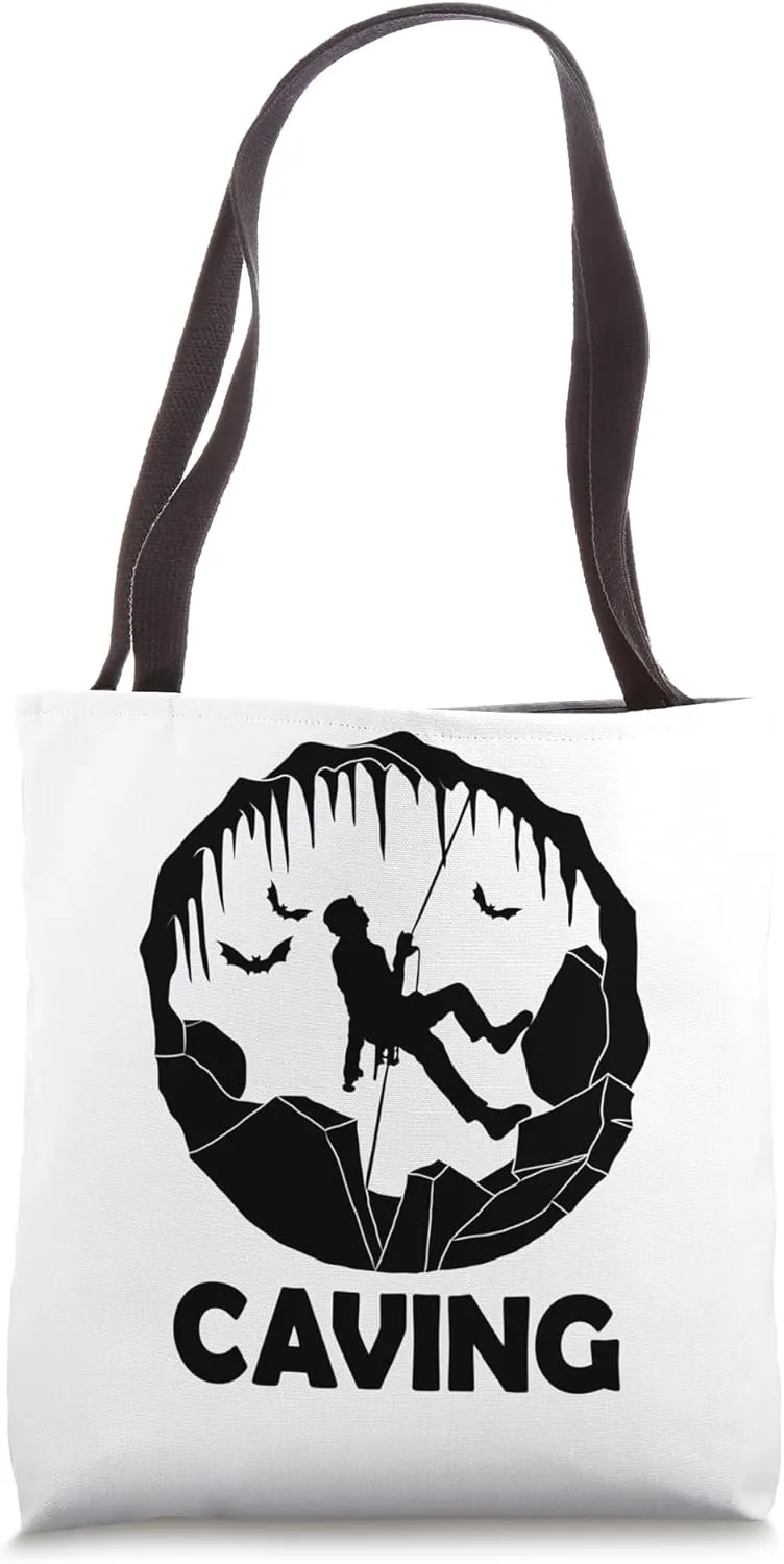 Caving Vintage Cave Dweller - Caver Speleology Spelunking Tote Bag