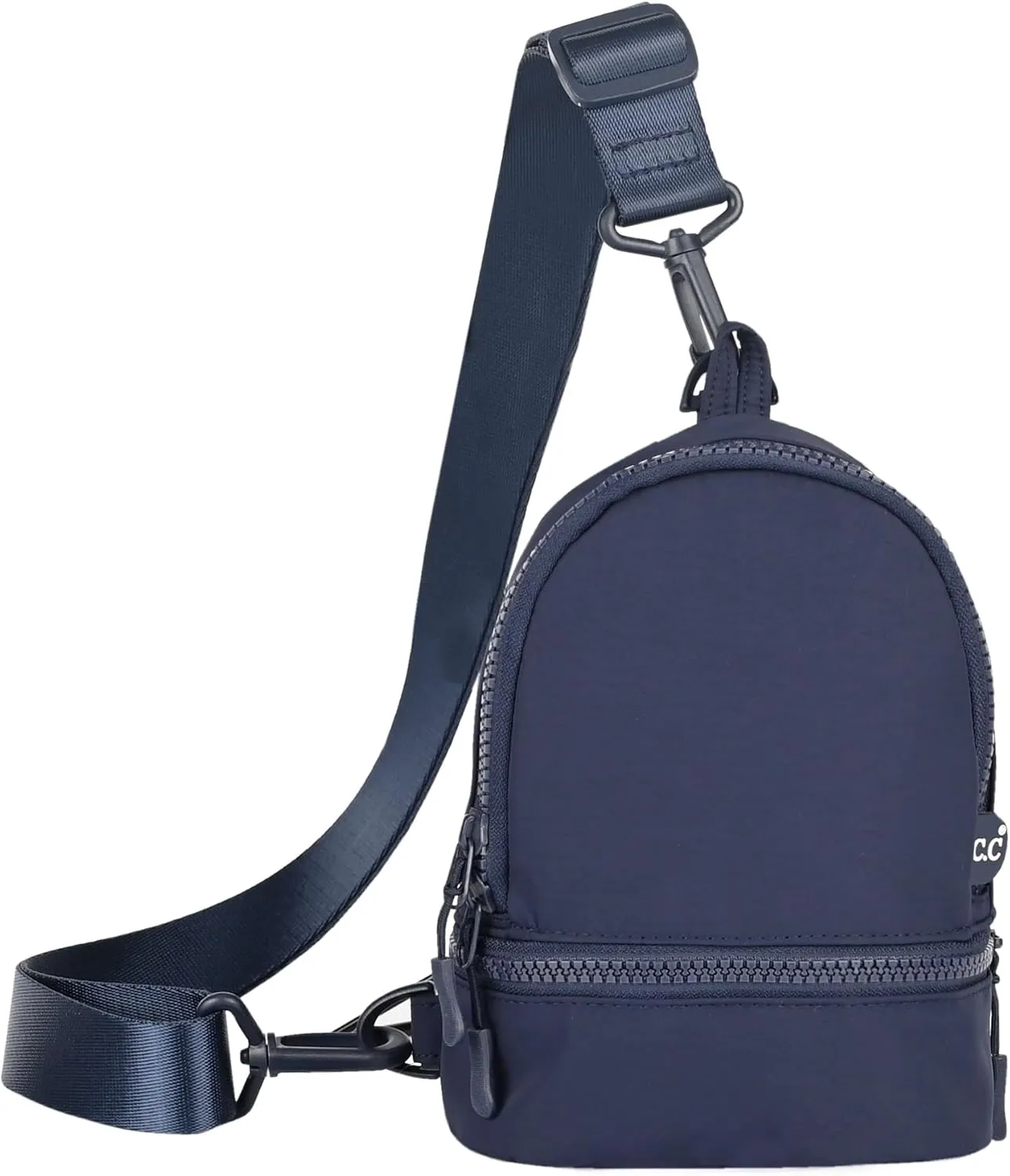 C.C Belt Bag for Women Sling Bag Crossbody Bags with Adjustable Strap for Women (Backpack - Navy)