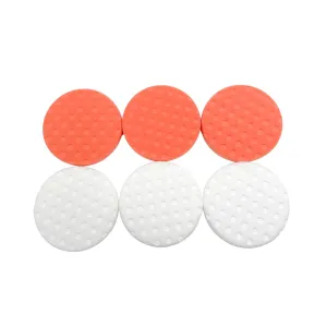 CCS Smart Pads Dual Action Foam Pad Combo | 2-Step Compounding & Polishing for Paint Correction | Cut & Polish with Ease | 3 White & 3 Orange Pads | LC-65-CPKIT-FBA | 6.5 in.