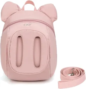CFX Toddler Backpack Leash with Safety Handle, Attractive Leashes Ages 2-4 (Flying Pig)