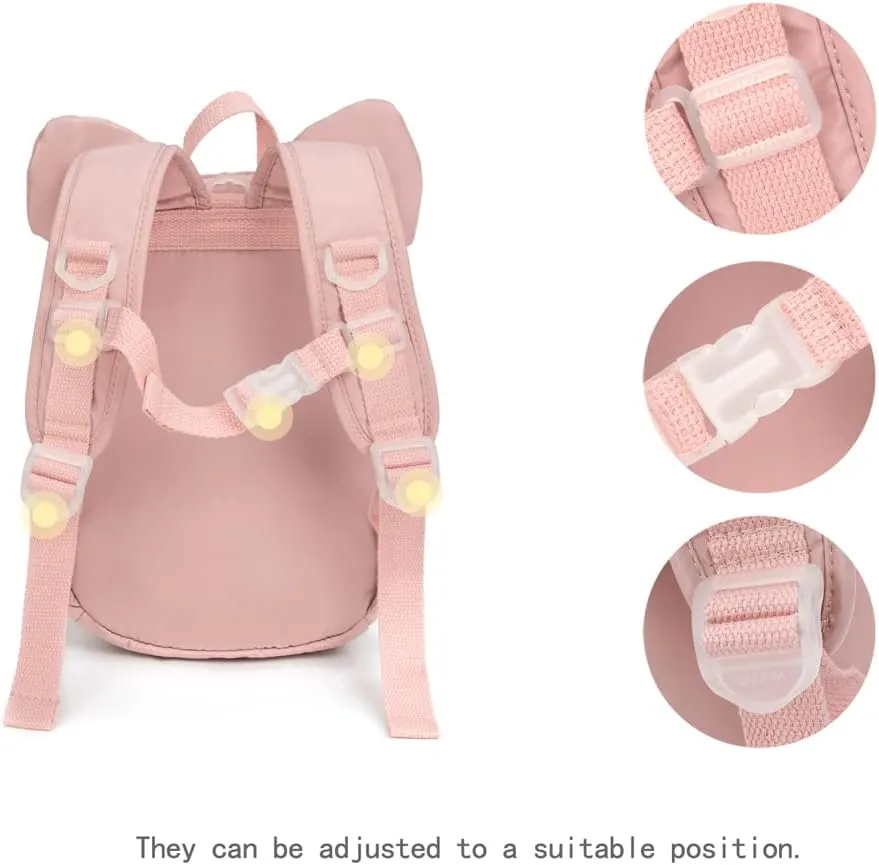 CFX Toddler Backpack Leash with Safety Handle, Attractive Leashes Ages 2-4 (Flying Pig)