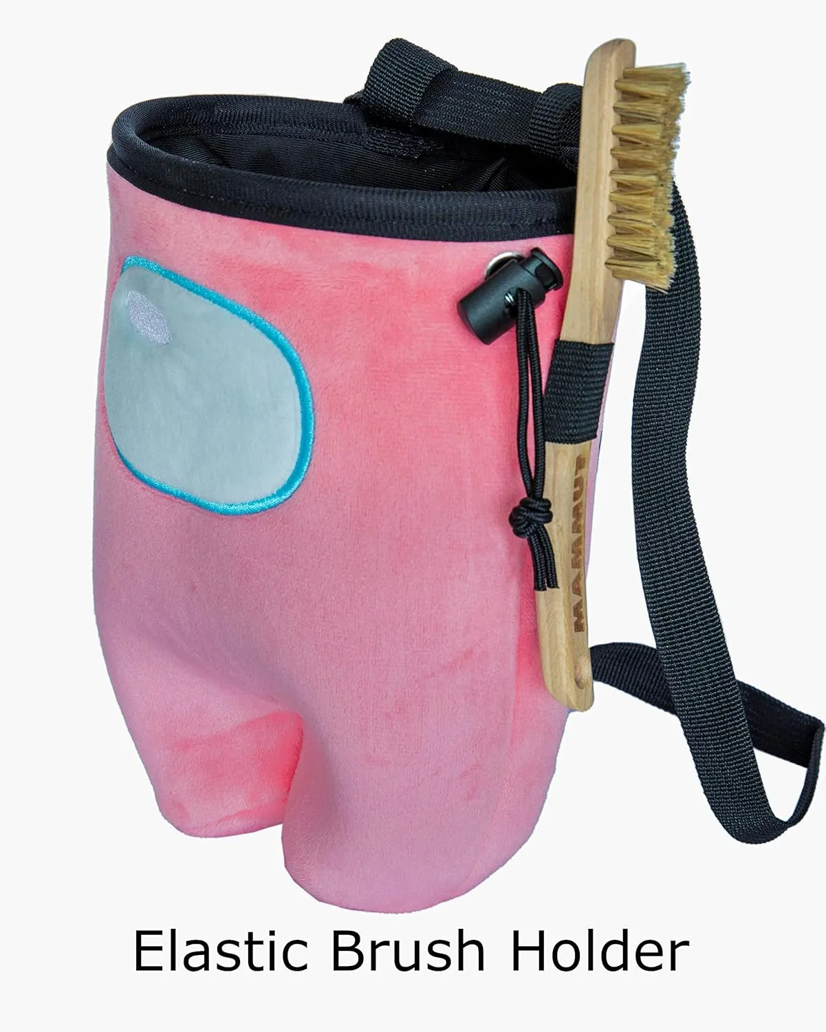 Chalk Bag for Rock Climbing - Bouldering Chalk Bucket with Quick-Clip Belt, Zipper Pocket and Brush Holder (Crewmate)