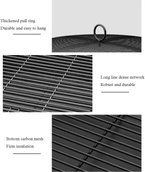 Charcoal Barbecues, Campfire Grill, Folding Barbecue, Portable BBQ, Outdoor Camping for Picnic Hiking Travel