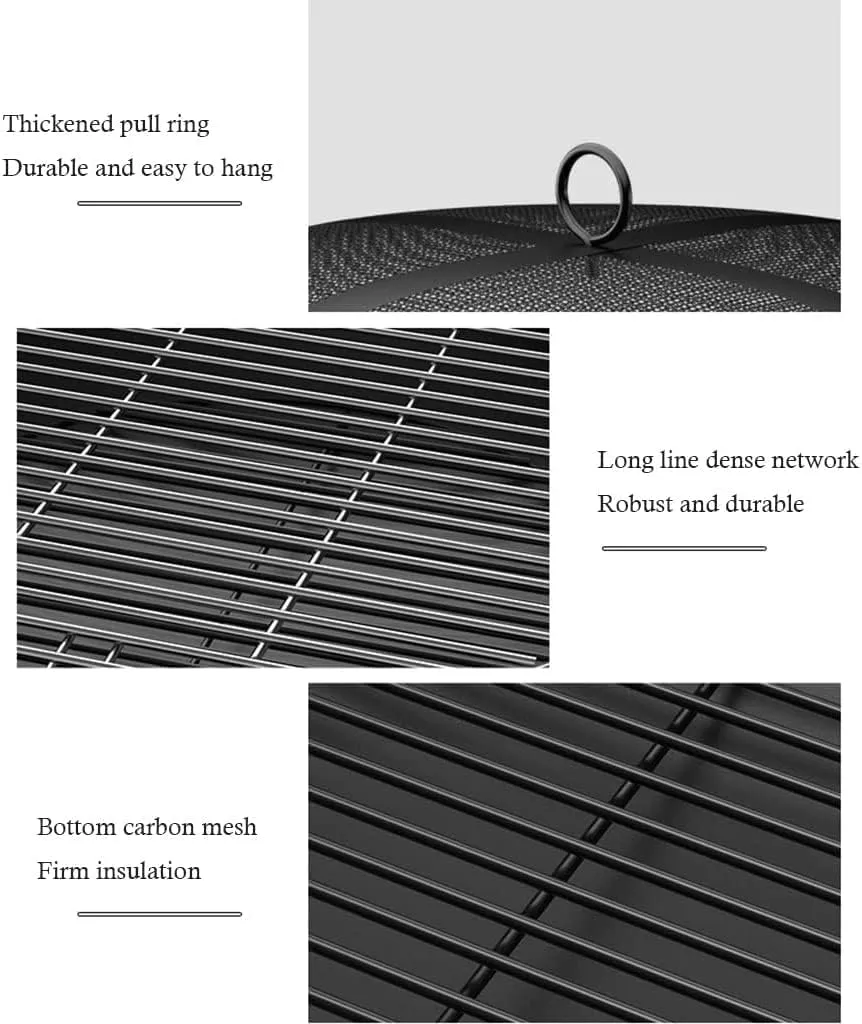 Charcoal Barbecues, Campfire Grill, Folding Barbecue, Portable BBQ, Outdoor Camping for Picnic Hiking Travel