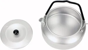 Ciieeo Alloy Portable Kettle Camping Water Kettle Induction Cooker Tea Pot Sleek Design Non-slip Handle Lightweight 1 Unit
