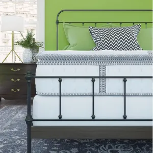 Classic Brands Mercer Cool Gel Memory Foam and Innerspring Hybrid 12-Inch Pillow Top Mattress | Mattress in a Box, Twin