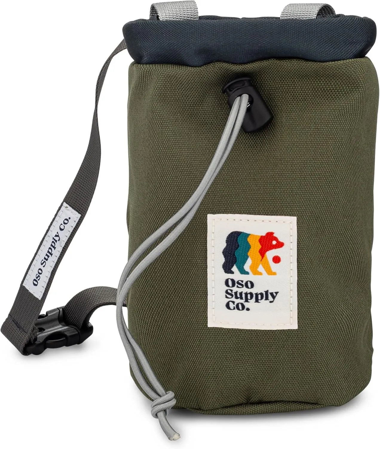 Classic Chalk Bag for Rock Climbing, Bouldering Chalk Bag Bucket with Quick-Clip Belt, Zippered Pockets and Pouch - Perfect Indoor/Outdoor Rock Climbing Gear Equipment