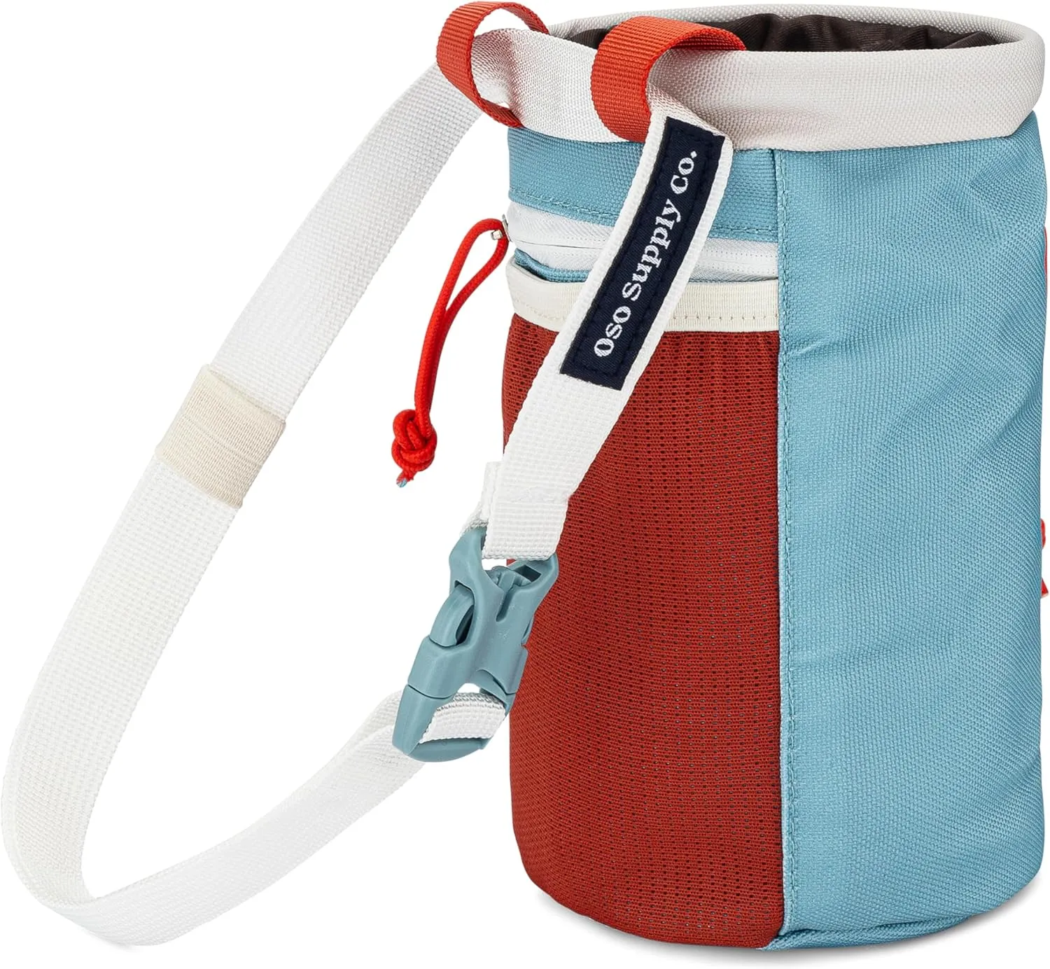 Classic Chalk Bag for Rock Climbing, Bouldering Chalk Bag Bucket with Quick-Clip Belt, Zippered Pockets and Pouch - Perfect Indoor/Outdoor Rock Climbing Gear Equipment