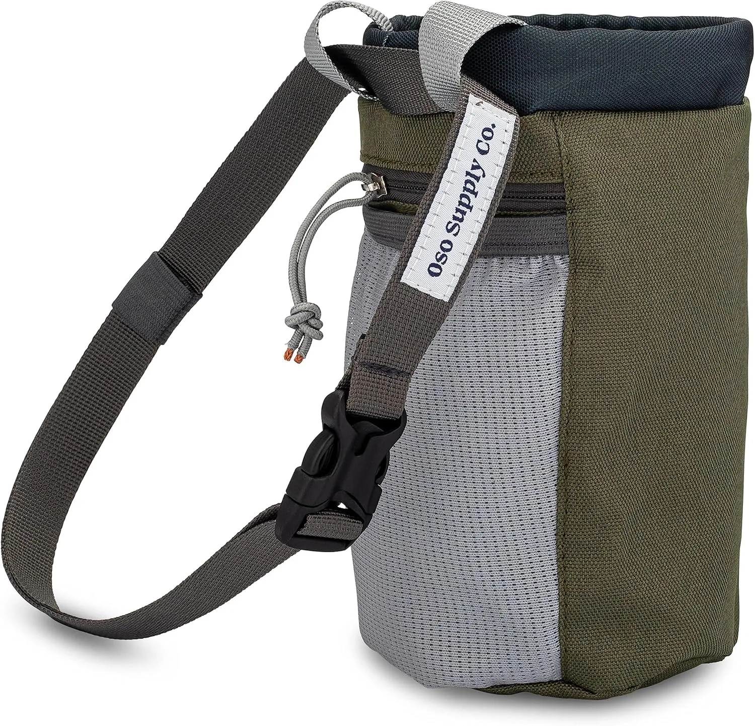 Classic Chalk Bag for Rock Climbing, Bouldering Chalk Bag Bucket with Quick-Clip Belt, Zippered Pockets and Pouch - Perfect Indoor/Outdoor Rock Climbing Gear Equipment