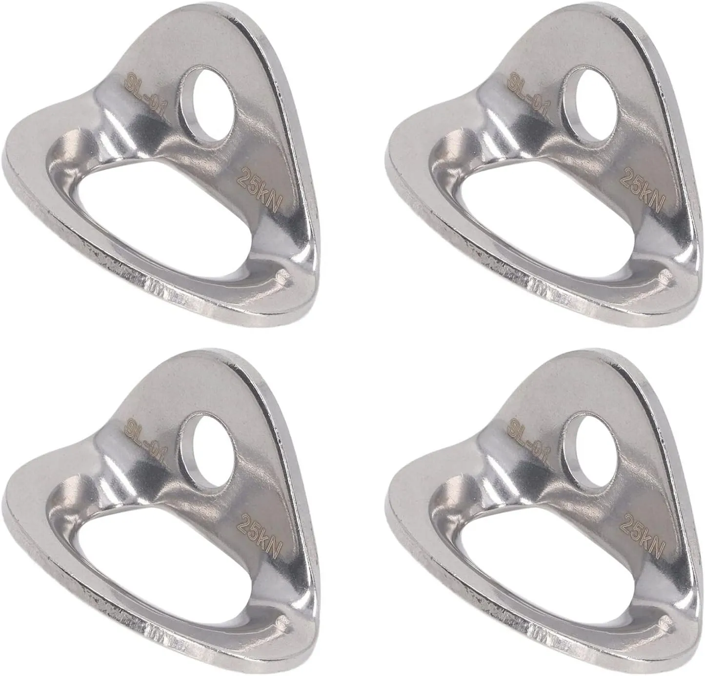Climbing Hanger, Stainless Steel Climbing Bolt Hanger Climbing Rappelling Hammock Installation for Cave Exploration, Engineering