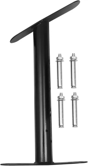 CLISPEED Rope Hanger Workout Gear Wall Rack Battling Rope Anchor Hanger Hooks Battle Rope Hook Strength Training System Training Rope Holder Battle Rope Ceiling Mount Iron Indoor Bracket