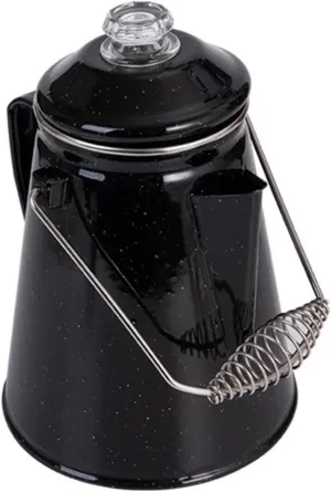 Coffee Percolator Coffee Boiler Portable Heat Resistant Multifunctional Tea Kettle Camping Kettle for RV Kitchen Picnic Cabin