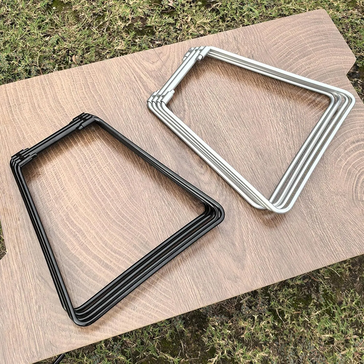 Collapsible Cooler Holder Foldable Cooler Holder Iron Luggage Rack Camping x Bracket