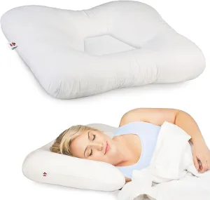 Core Products Original Tri-Core Firm-Cervical Support Pillow for Neck, Shoulder, & Back Pain Relief-Ergonomic Orthopedic Contour Pillow for Back and Side Sleep-Assembled in USA- Firm, Full Size