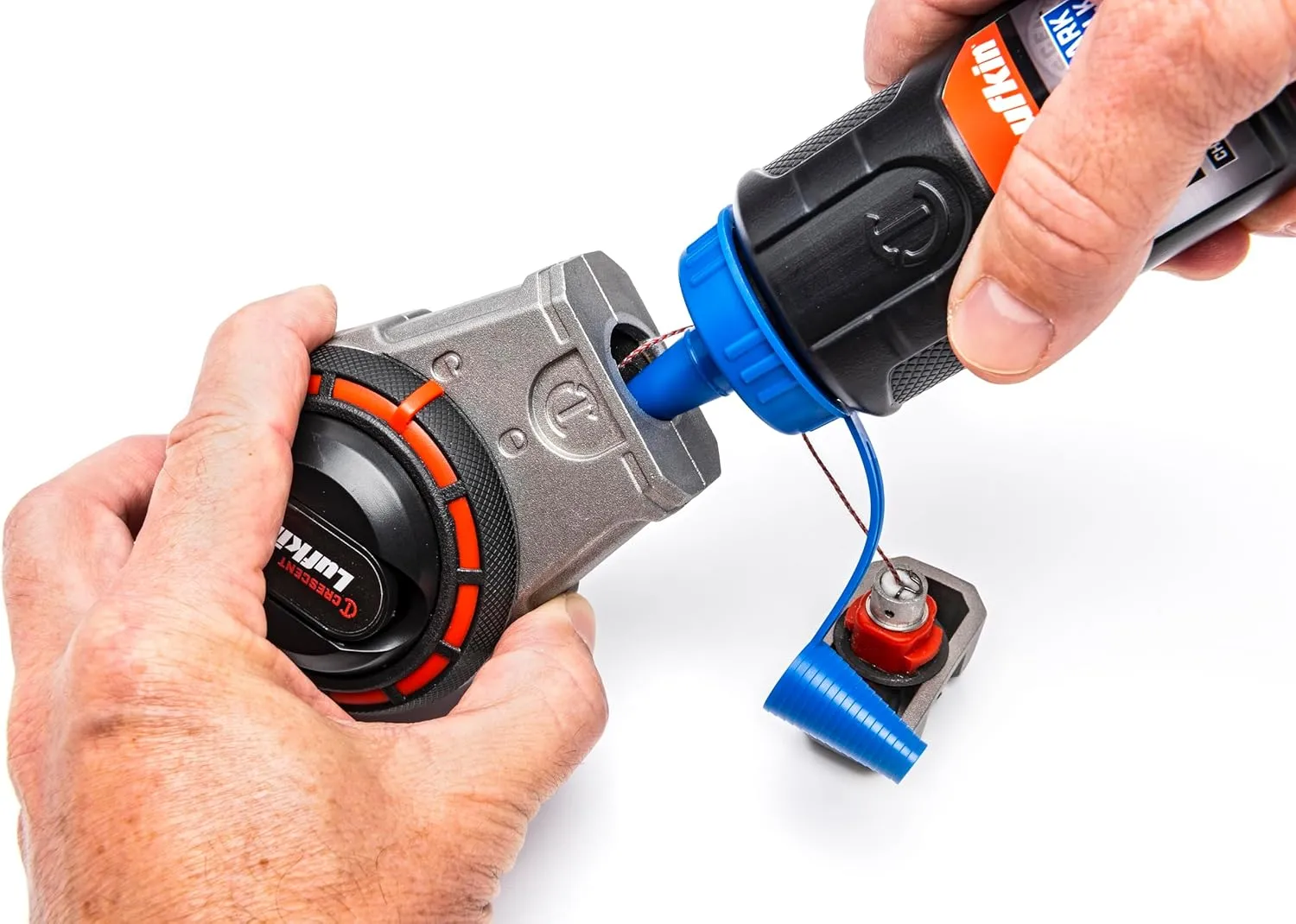 Crescent Lufkin 100' Professional Aluminum Chalk Reel with Blue Chalk, CLA100B
