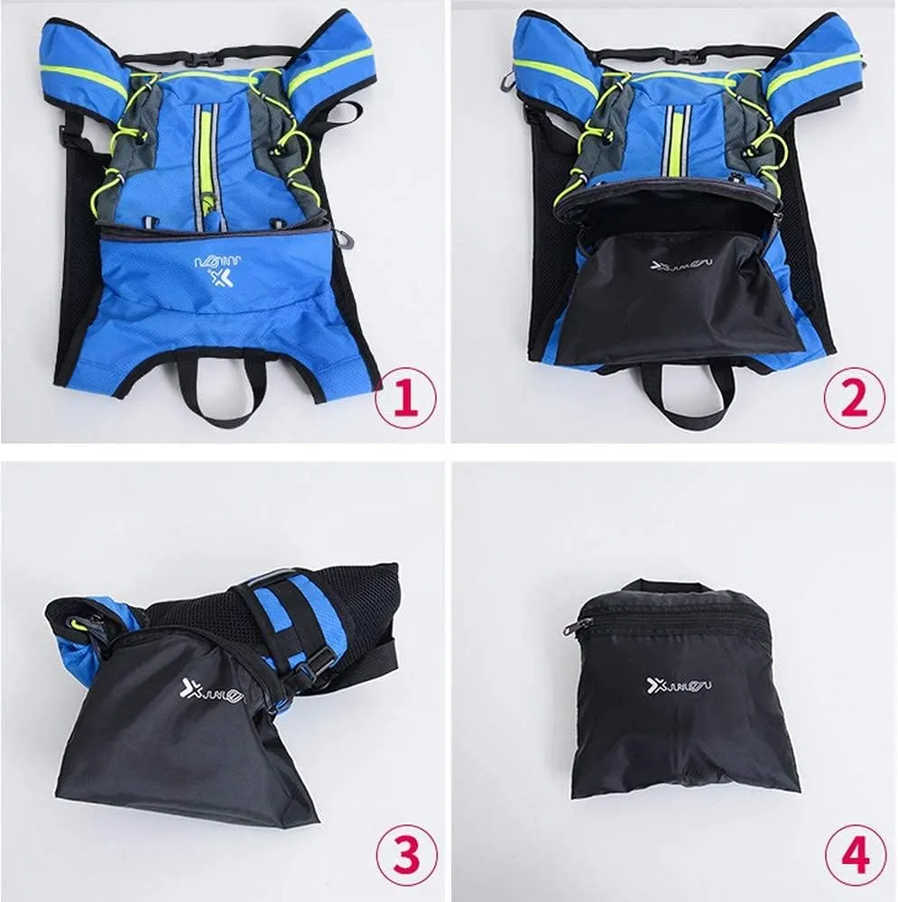 Croogo Hydration Backpack with 2L Water Bladder Mountain Bike Rucksack Waterproof Hydration Pack Backpack for Cycling Running
