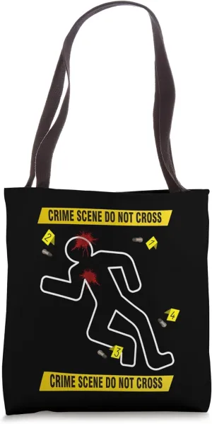 CSI, Crime, Forensic Science, Police Detective, Criminal Law Tote Bag