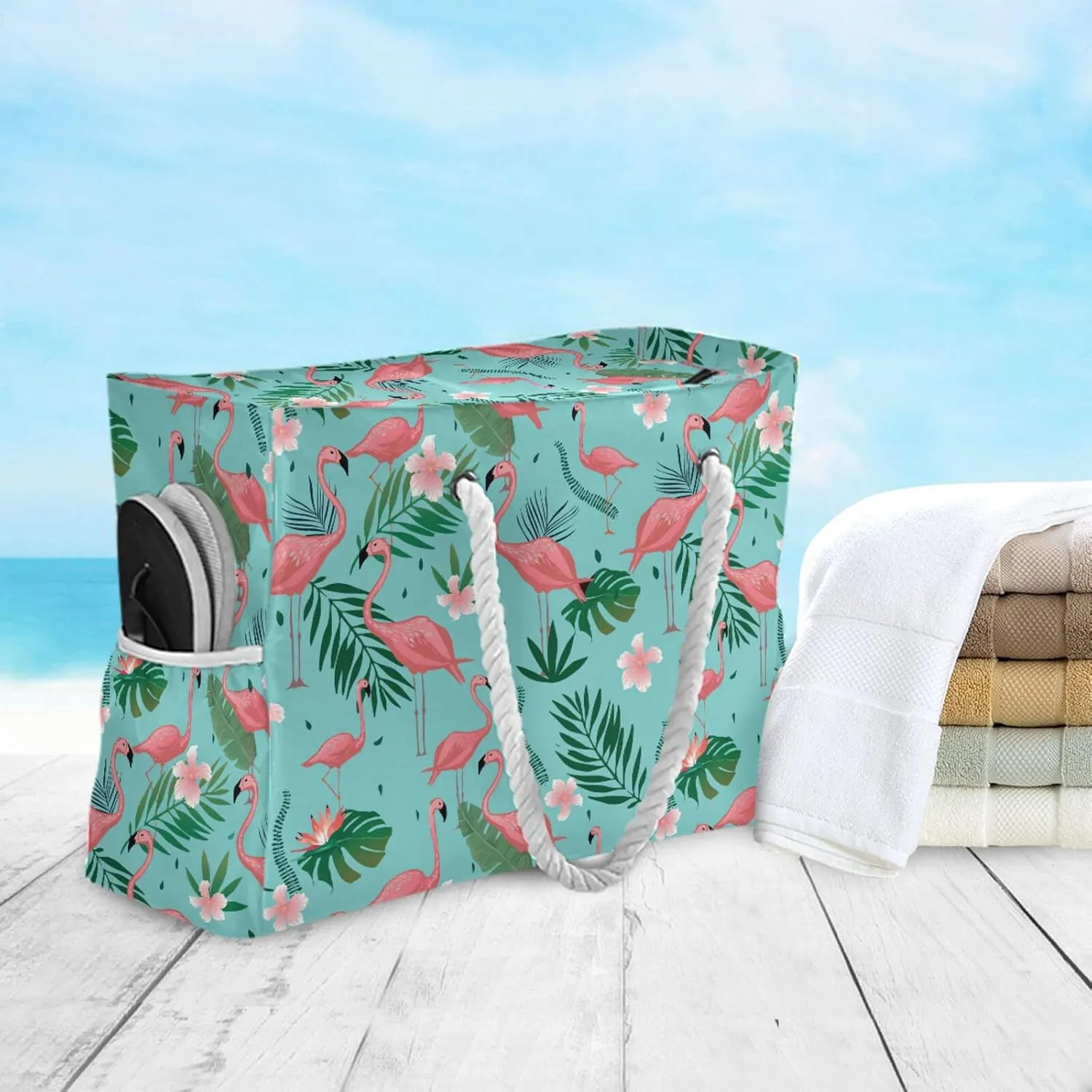 Custom Large Beach Bags Personalized Shoulder Tote Bag for Women Customized Shoulder Bag