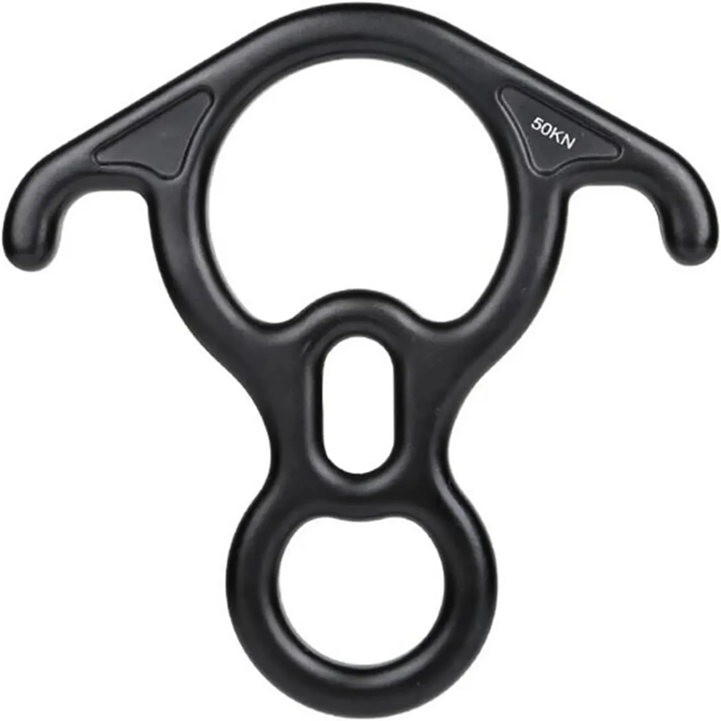DAGIJIRD 50KN Rescue Figure Aluminum Climb Figure 8 Descender Rigging Plate Rappel Gear for Rock Climbing