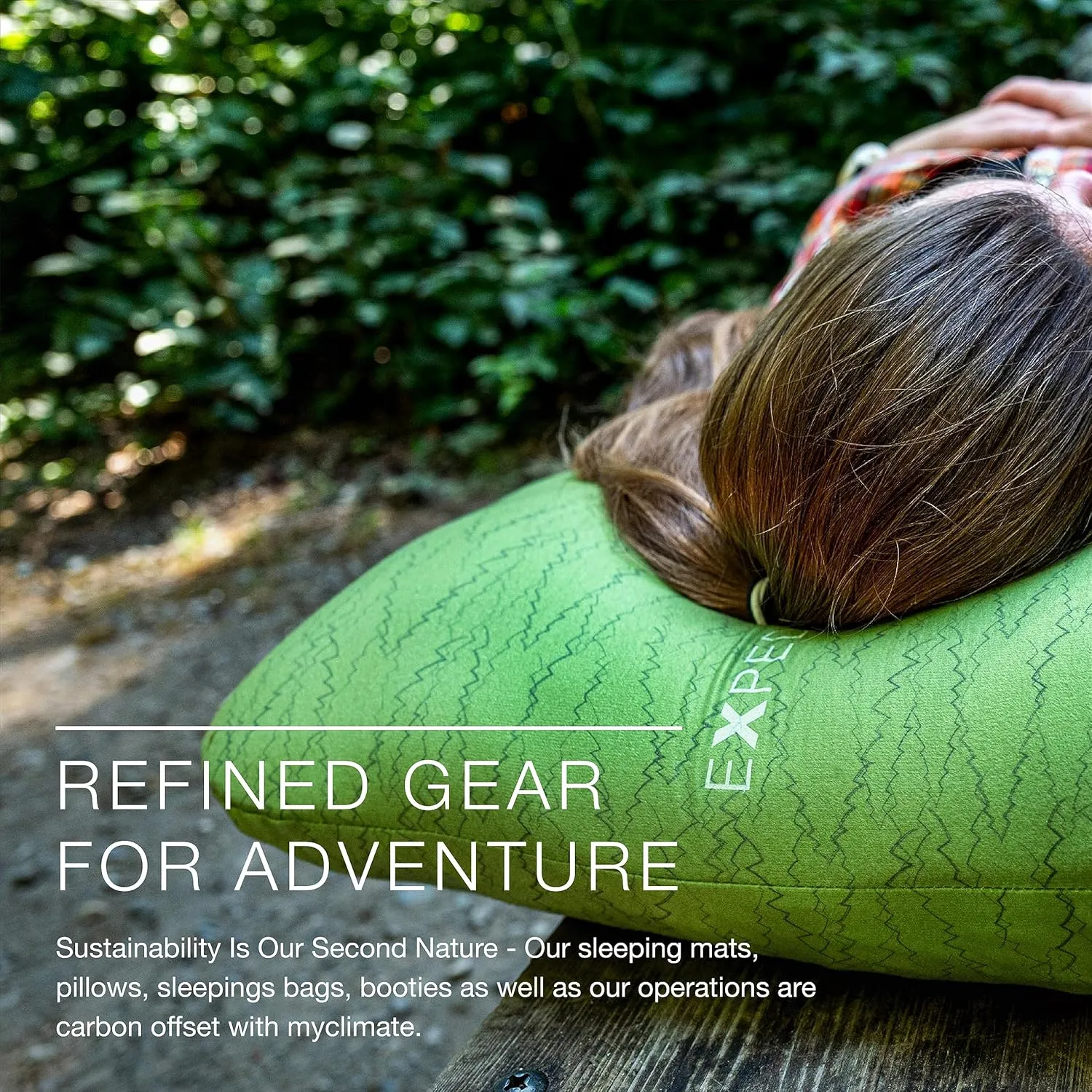 DeepSleep Pillow | Soft & Super Plush Camping Pillow | Ergonomic Pillow | Soft Camping Pillow, Navy, Medium