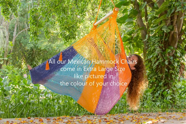 Deluxe Hammock Swing Chair In Plain In Bondi Colour