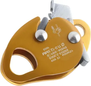 Descender Climbing Gear with Auto Lock Function for 11‑12.5mm Rope Clamp Grab Rappel, Suitable for Climbers and Rescuers