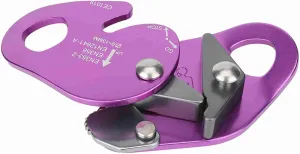 Descending Device, Climbing Stop Descender Rope Descender Climbing Rope Grab Self Braking Stop Descender for 9-13mm Rope Clamp Grab Rappel Climbing Gear