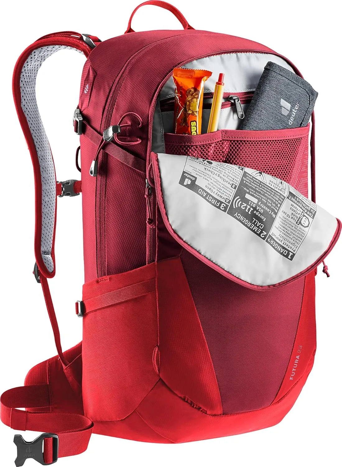 deuter Men Minimalist, Masala Cherry, 23 L