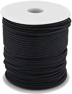 Dilwe Fishing Line, Speargun Reel Line for Fishing Tie-Downs Gear Bundles Camping Survival (Black)
