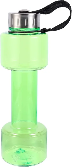 DOITOOL 1pc Kettle Football Flask Large Sports Water Bottle Small Dumbbells Water Bottle for Gym Sports Drinking Cup Gym Dumbbell Water Bottle Home Baseball Fitness Plastic Leakproof