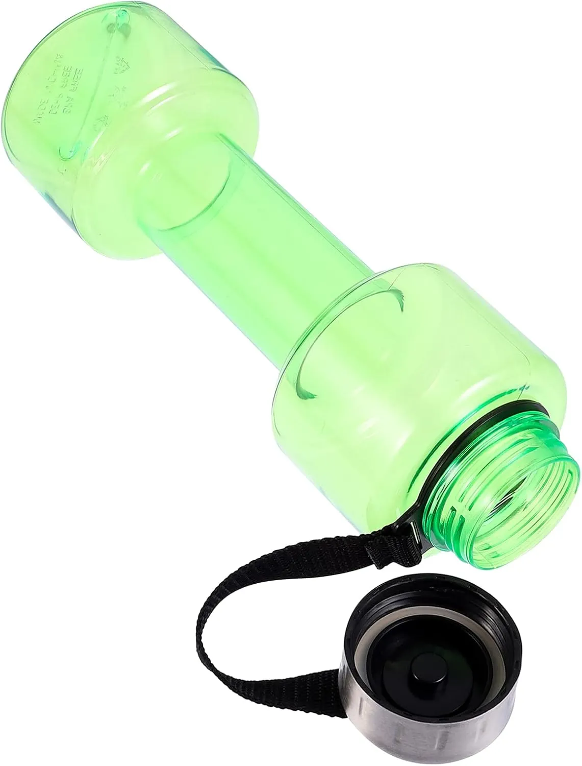 DOITOOL 1pc Kettle Football Flask Large Sports Water Bottle Small Dumbbells Water Bottle for Gym Sports Drinking Cup Gym Dumbbell Water Bottle Home Baseball Fitness Plastic Leakproof