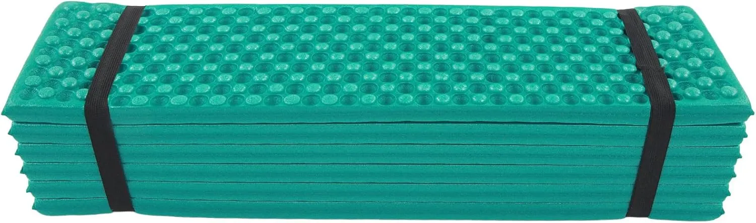 Double Egg Crate Sleeping Pad Foldable Foam Camping Mat 186x57cm Portable Outdoor Sleep Mat for Hiking Picnics
