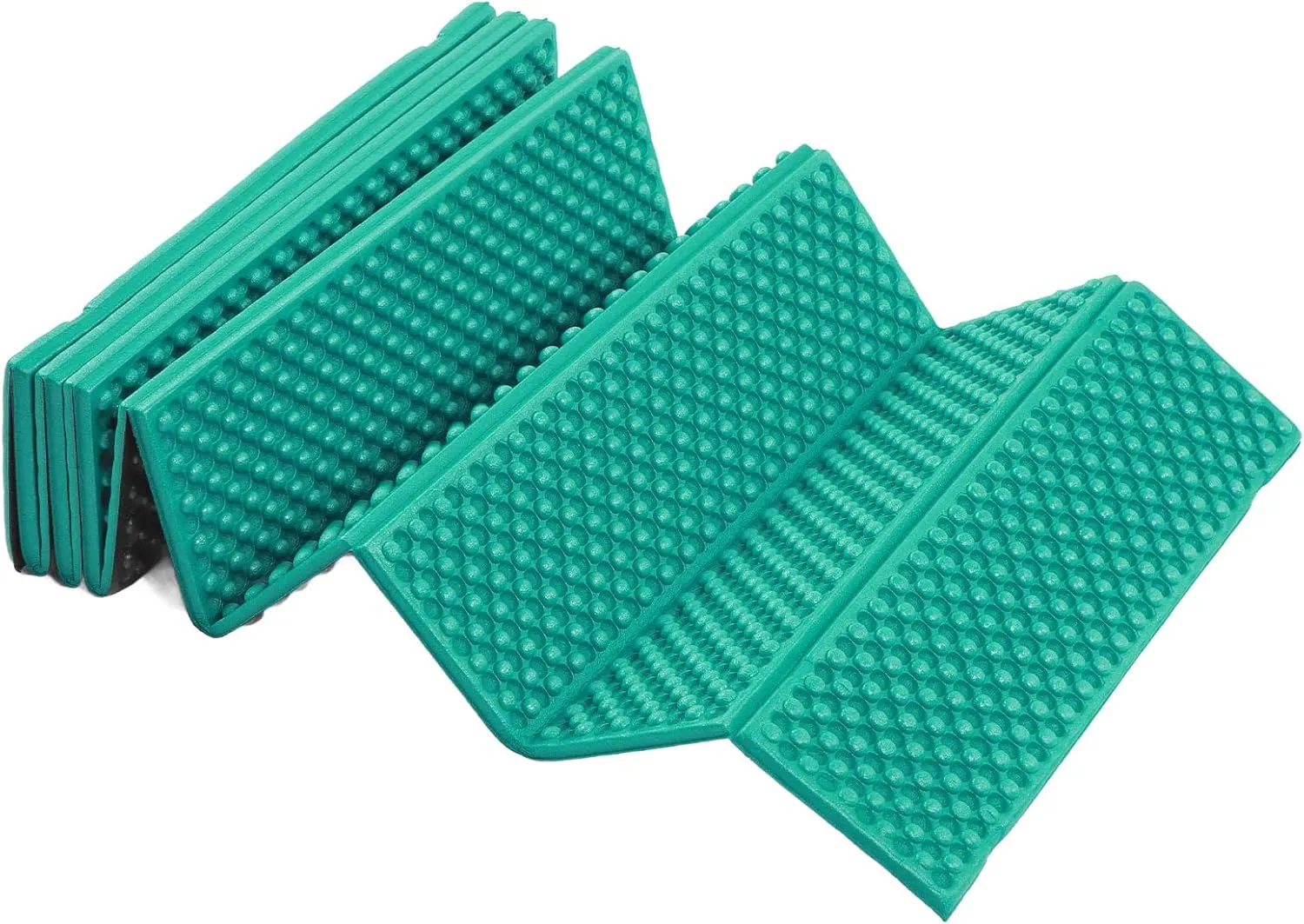 Double Egg Crate Sleeping Pad Foldable Thickened Foam Sleep Mat for Outdoor Camping 186x57CM