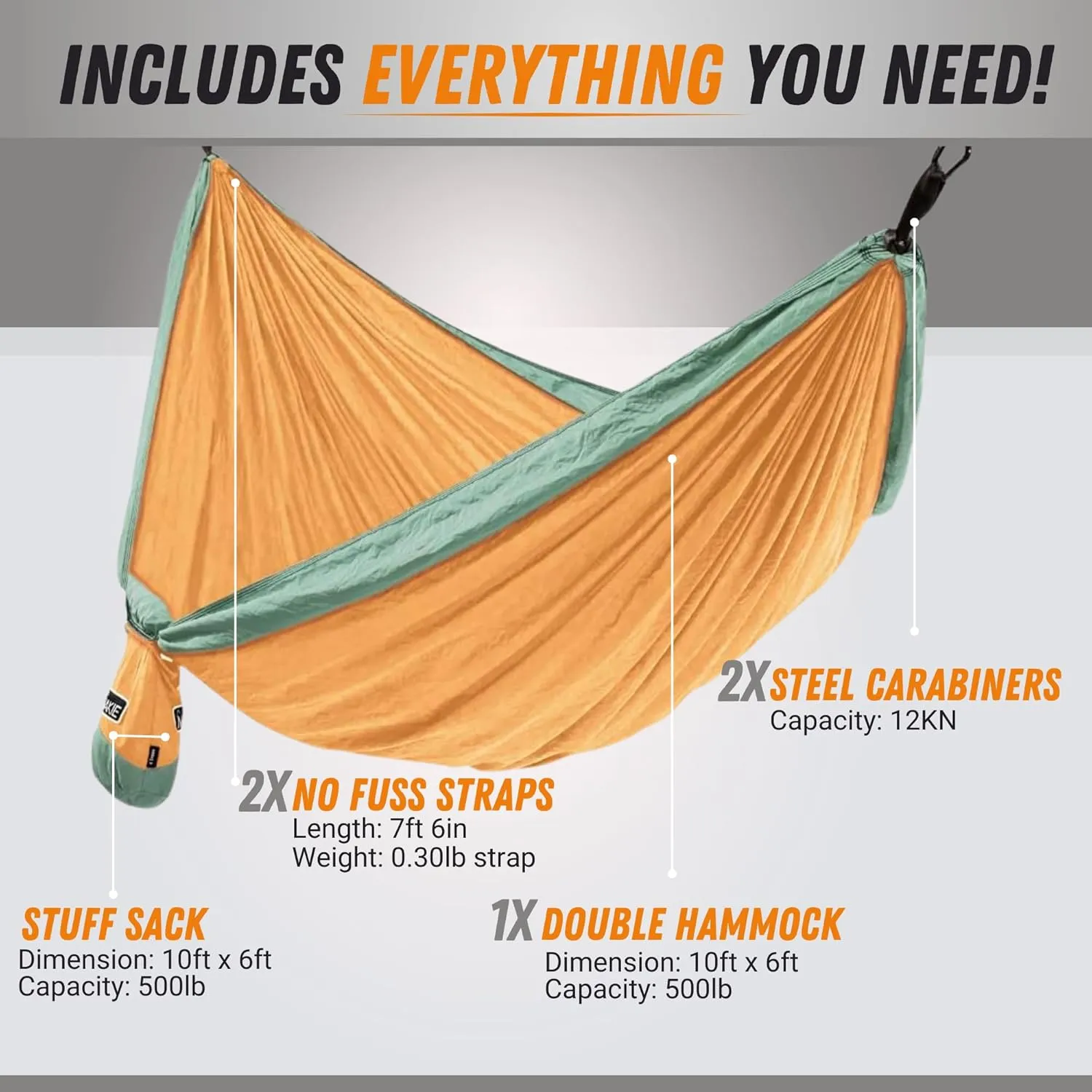 Double Hammock (Golden Mango)
