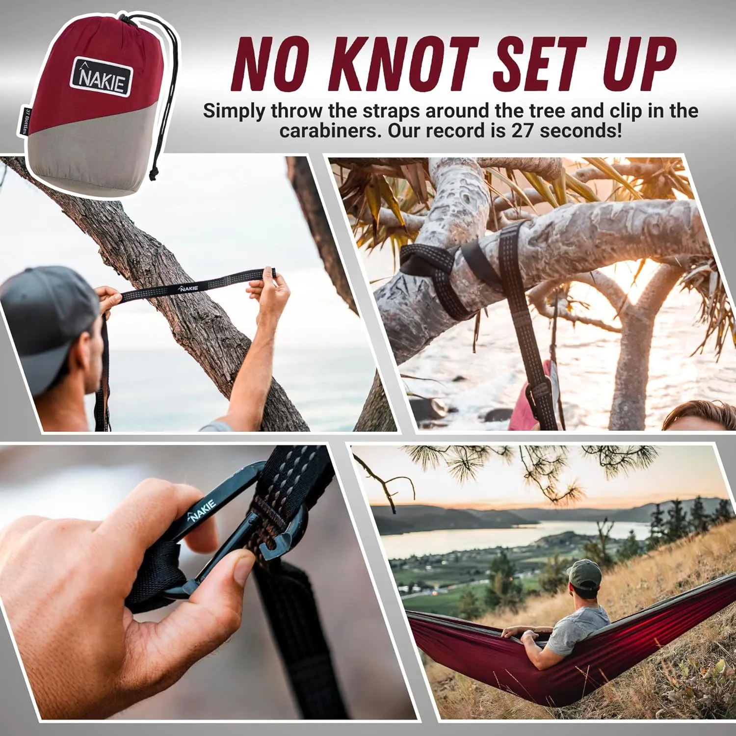 Double Hammock (Merlot Red)
