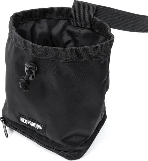 Drawstring Chalk Bag | Highend Rock Climbing Chalk Bag for Bouldering, Weightlifting, Gymnastics | Chalk Pouch with Waist Belt and Zippered Bottom Pocket To Securely Hold iPhone and Valuables