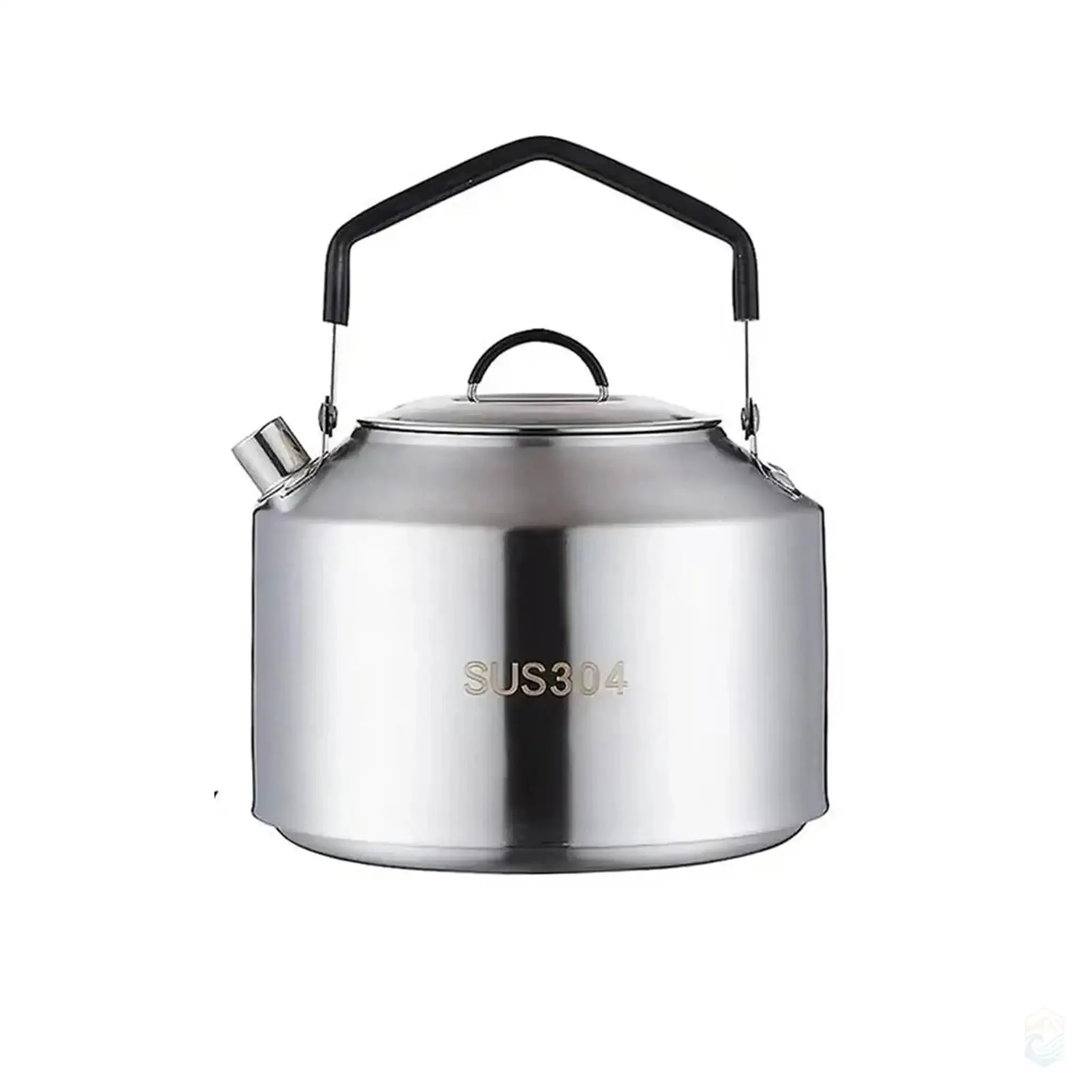 Durable Camping Coffee and Tea Kettle with Spill-Free Pouring - Safe Stainless Steel, 1L or 1.5L Capacity