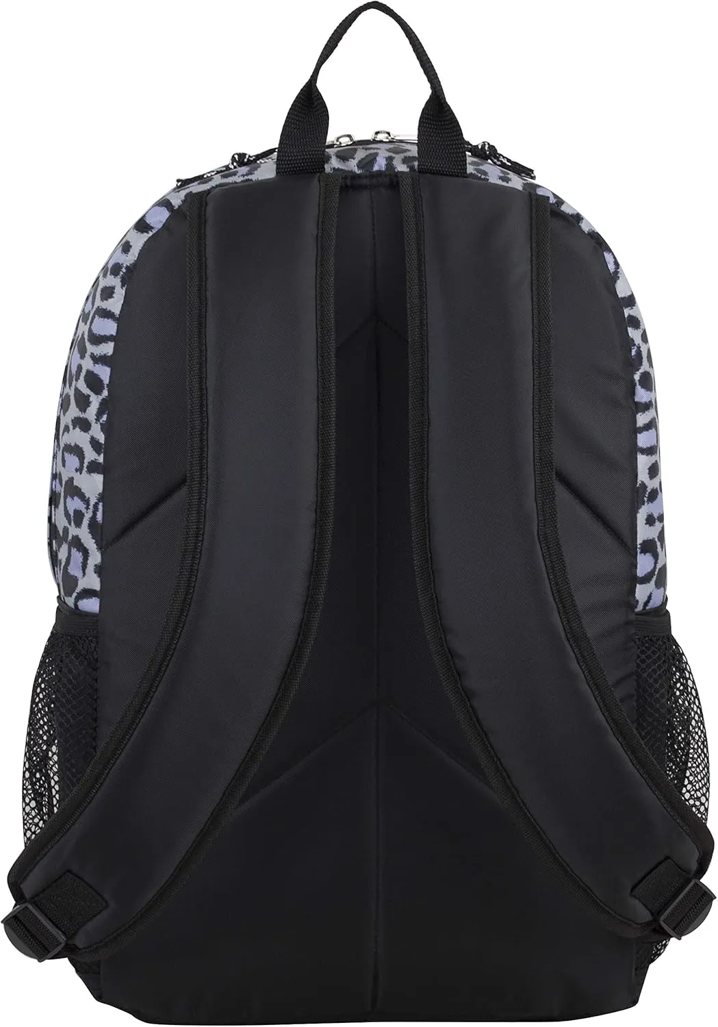 Eastsport Laptop Backpack, Multipurpose Casual Daypack, Triple Compartments Bookbag for College, Hiking, Work, 18 Inches, Leopard Print